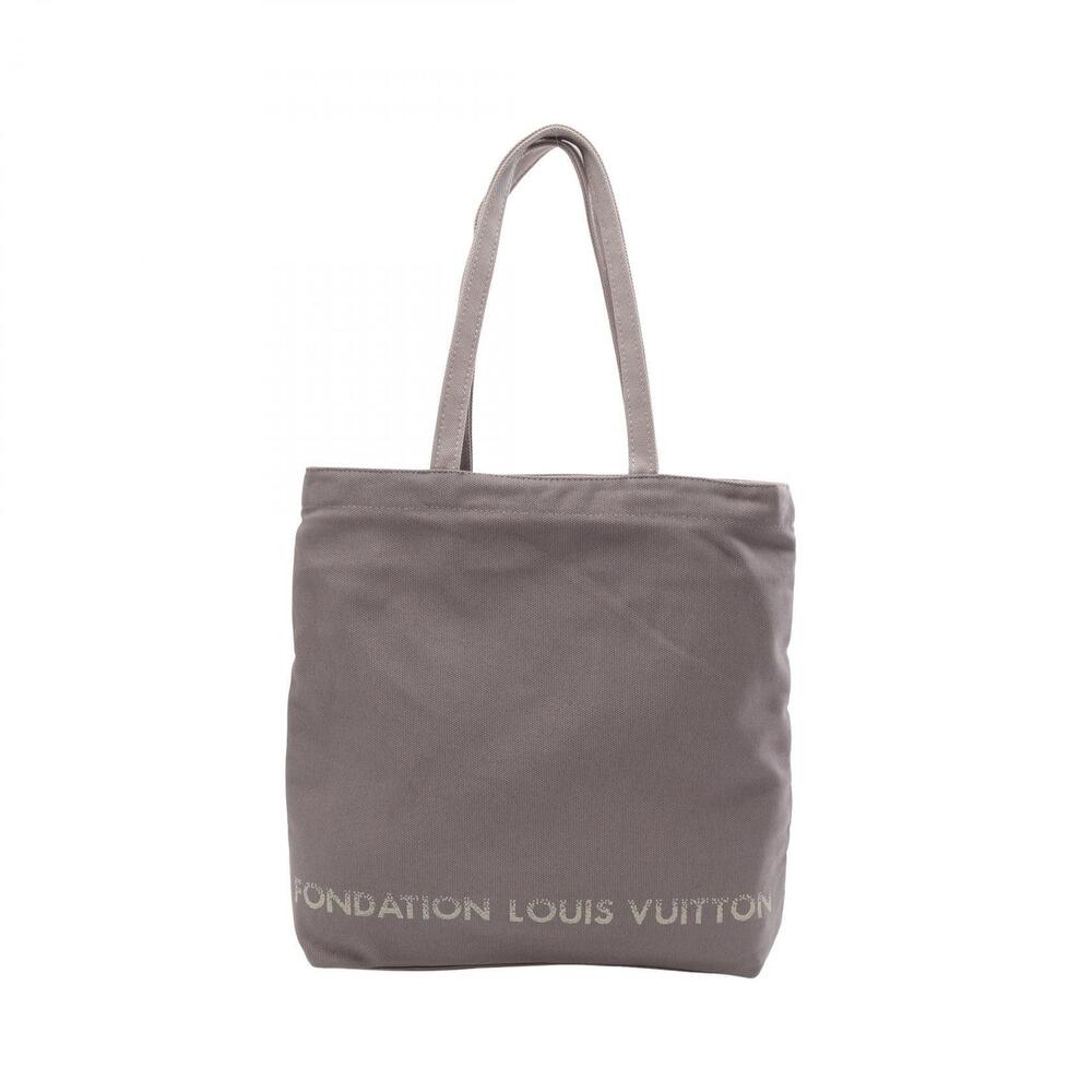 Louis Vuitton Fondation Tote Bag Canvas Gray